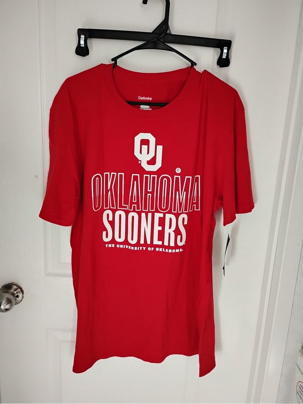 Oklahoma Sooners Red Short Sleeve Tee - University Graphic